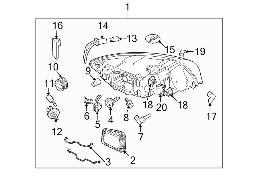 14FRONT LAMPS. HEADLAMP COMPONENTS.https://images.simplepart.com/images/parts/motor/fullsize/9726022.png