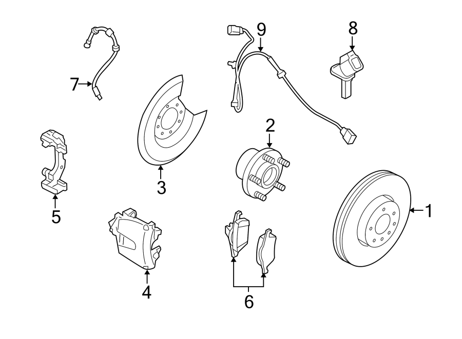 2Front suspension. Brake components.https://images.simplepart.com/images/parts/motor/fullsize/9726227.png