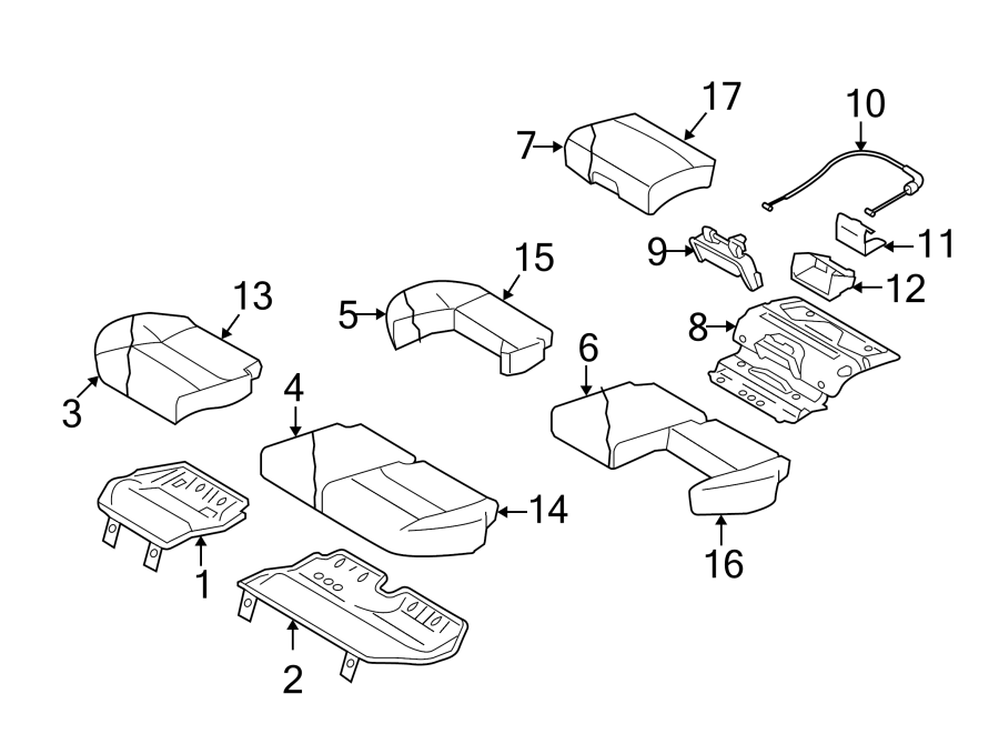 9SEATS & TRACKS. REAR SEAT COMPONENTS.https://images.simplepart.com/images/parts/motor/fullsize/9726375.png