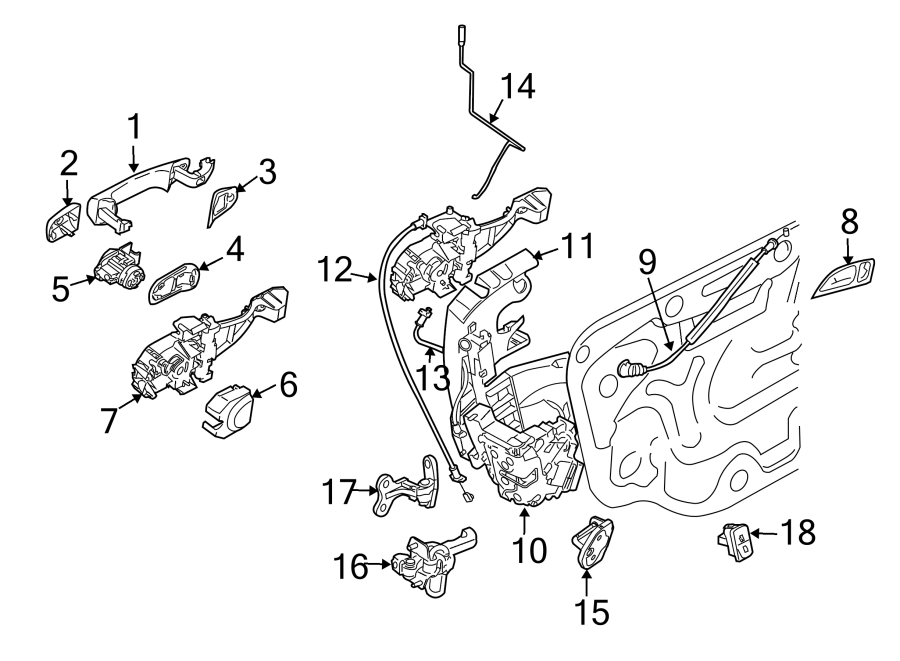 18Front door. Rear suspension. Lock & hardware.https://images.simplepart.com/images/parts/motor/fullsize/9726460.png