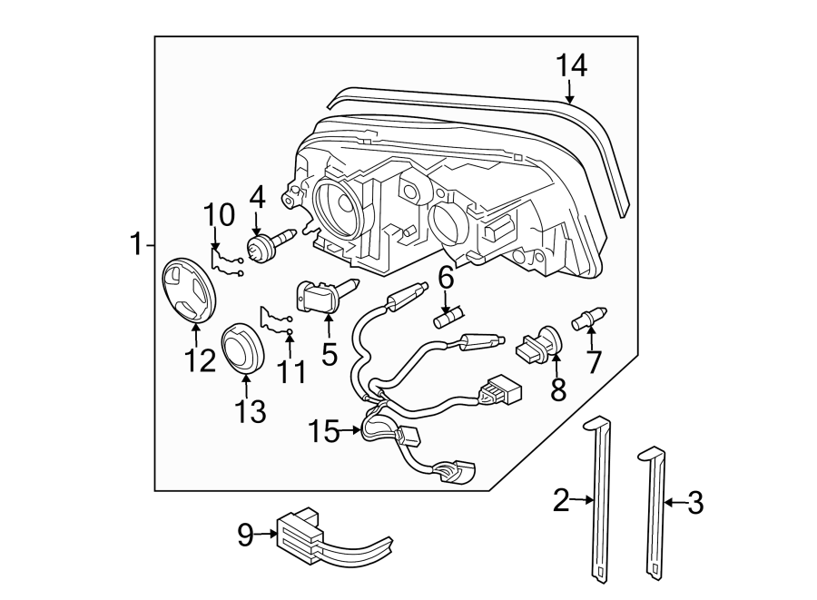 5Front lamps. Headlamp components.https://images.simplepart.com/images/parts/motor/fullsize/9730020.png