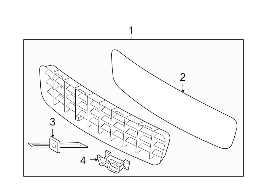 2HOOD & GRILLE. GRILLE & COMPONENTS.https://images.simplepart.com/images/parts/motor/fullsize/9730155.png