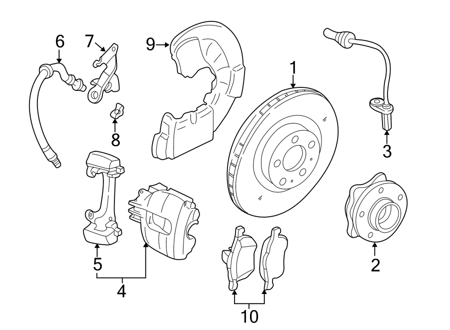 2FRONT SUSPENSION. BRAKE COMPONENTS.https://images.simplepart.com/images/parts/motor/fullsize/9730330.png