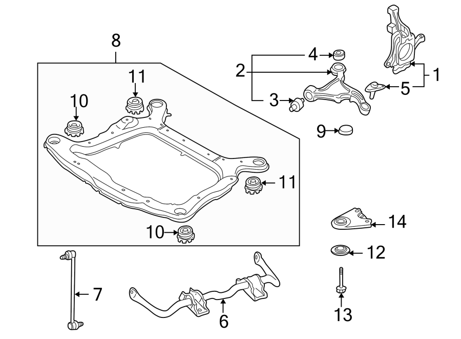 11FRONT SUSPENSION. SUSPENSION COMPONENTS.https://images.simplepart.com/images/parts/motor/fullsize/9730335.png