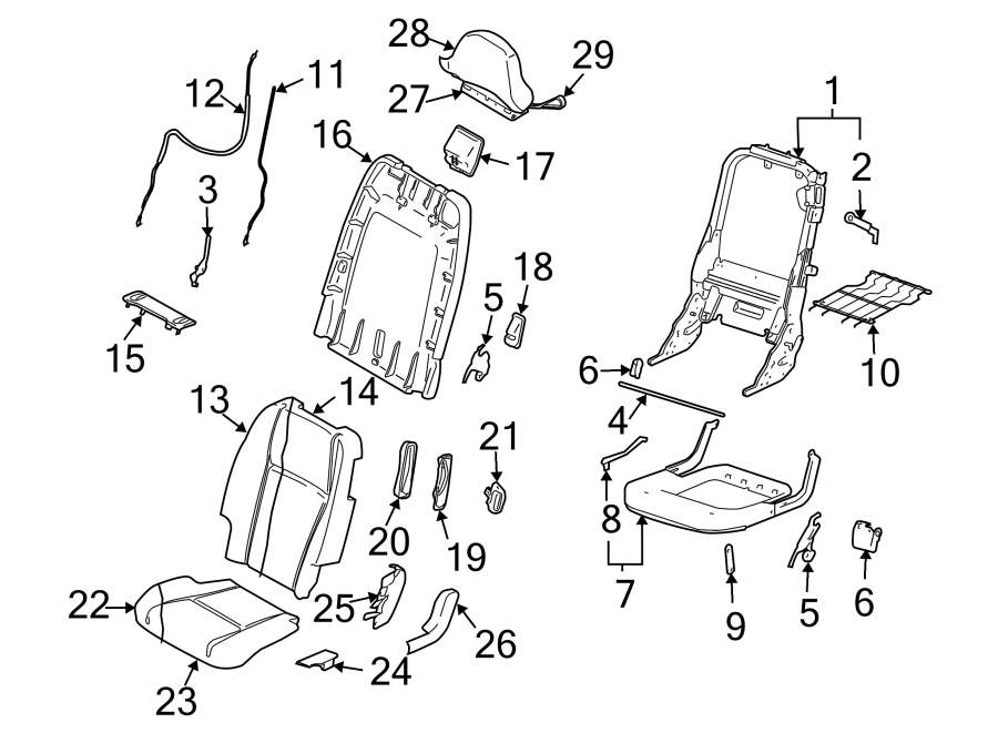 6SEATS & TRACKS. REAR SEAT COMPONENTS.https://images.simplepart.com/images/parts/motor/fullsize/9730465.png