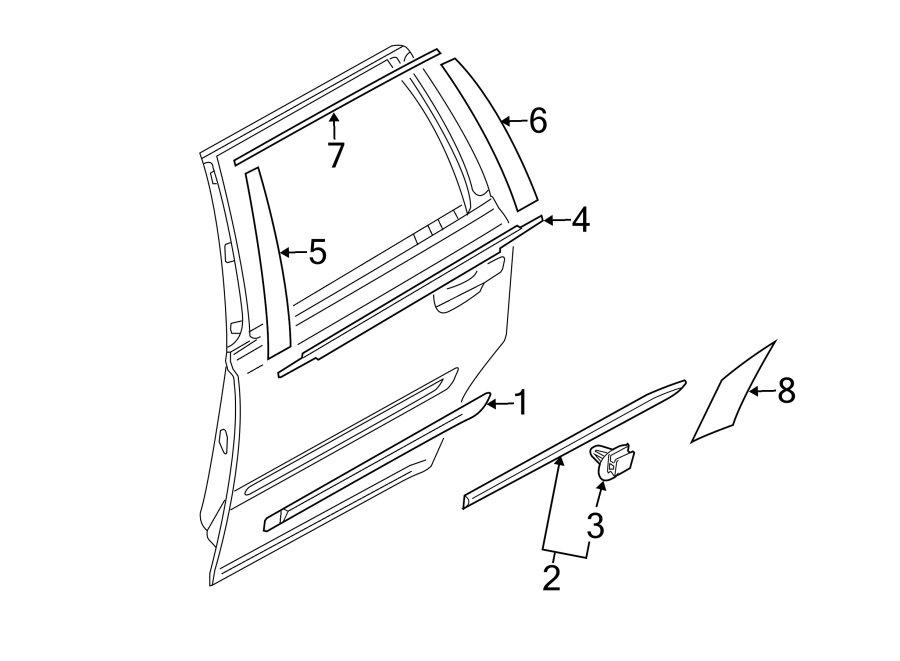 4REAR DOOR. EXTERIOR TRIM.https://images.simplepart.com/images/parts/motor/fullsize/9730595.png