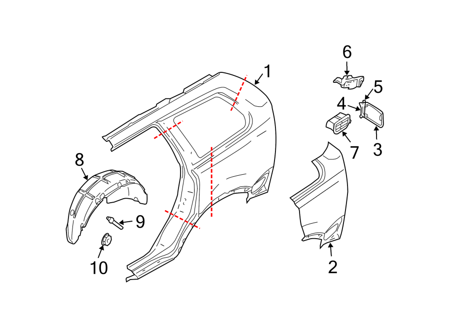 9QUARTER PANEL & COMPONENTS.https://images.simplepart.com/images/parts/motor/fullsize/9730620.png