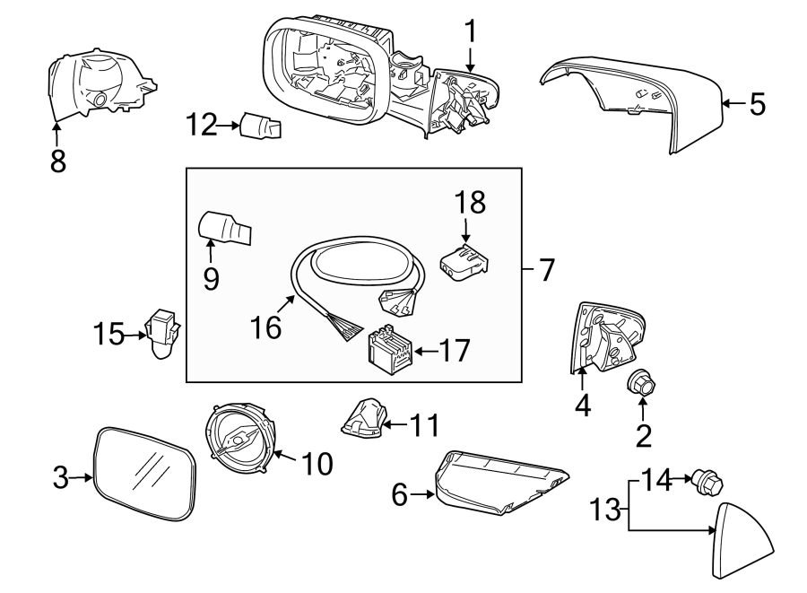 8Front door. Outside mirrors.https://images.simplepart.com/images/parts/motor/fullsize/9730930.png