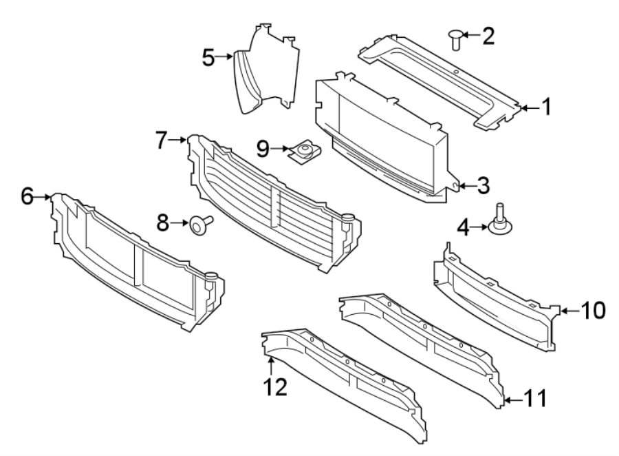 4Radiator support. Splash shields.https://images.simplepart.com/images/parts/motor/fullsize/9731065.png