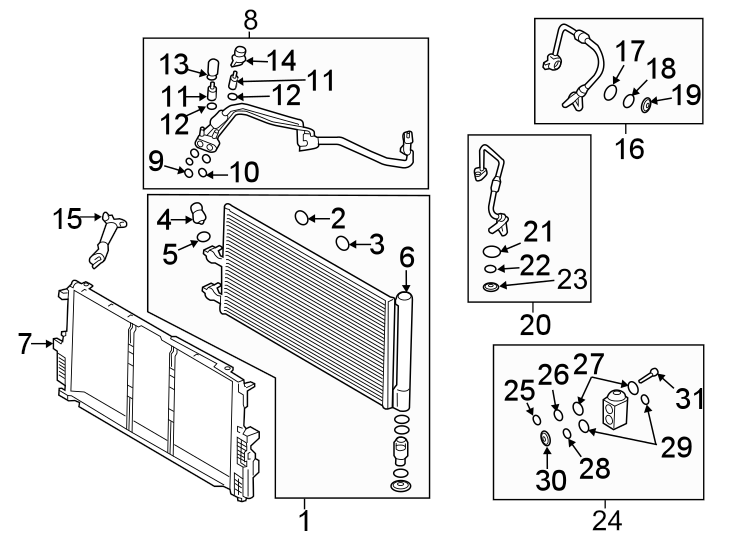 28AIR CONDITIONER & HEATER. COMPRESSOR & LINES.https://images.simplepart.com/images/parts/motor/fullsize/9731108.png