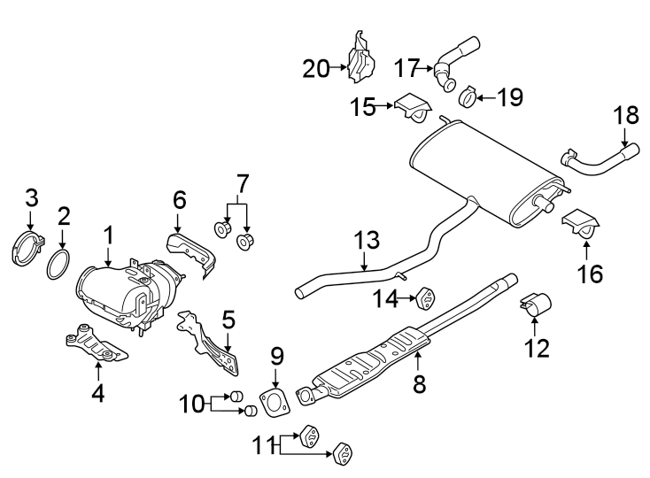 1EXHAUST SYSTEM. EXHAUST COMPONENTS.https://images.simplepart.com/images/parts/motor/fullsize/9731335.png