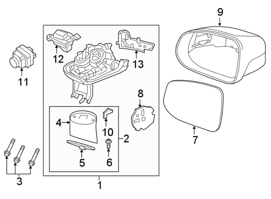 11FRONT DOOR. OUTSIDE MIRRORS.https://images.simplepart.com/images/parts/motor/fullsize/9731585.png