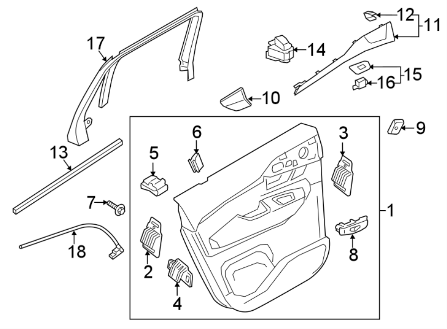 7REAR DOOR. INTERIOR TRIM.https://images.simplepart.com/images/parts/motor/fullsize/9731630.png