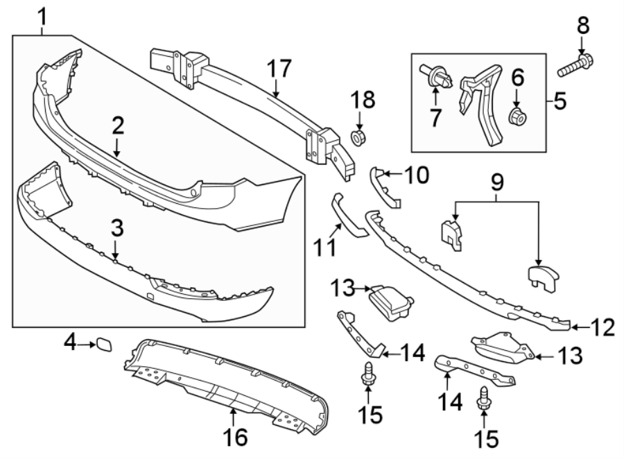 17REAR BUMPER. BUMPER & COMPONENTS.https://images.simplepart.com/images/parts/motor/fullsize/9731805.png