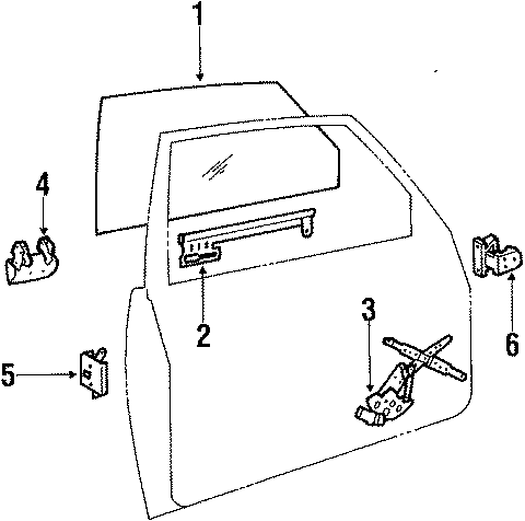 6FRONT DOOR. GLASS & HARDWARE.https://images.simplepart.com/images/parts/motor/fullsize/974108.png