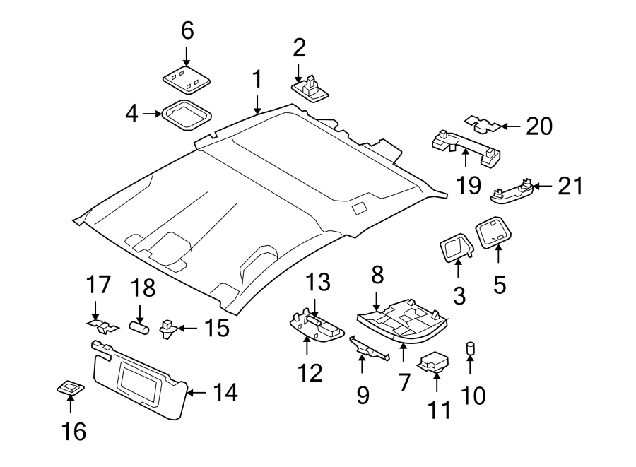 5Steering wheel. Interior trim.https://images.simplepart.com/images/parts/motor/fullsize/9741380.png