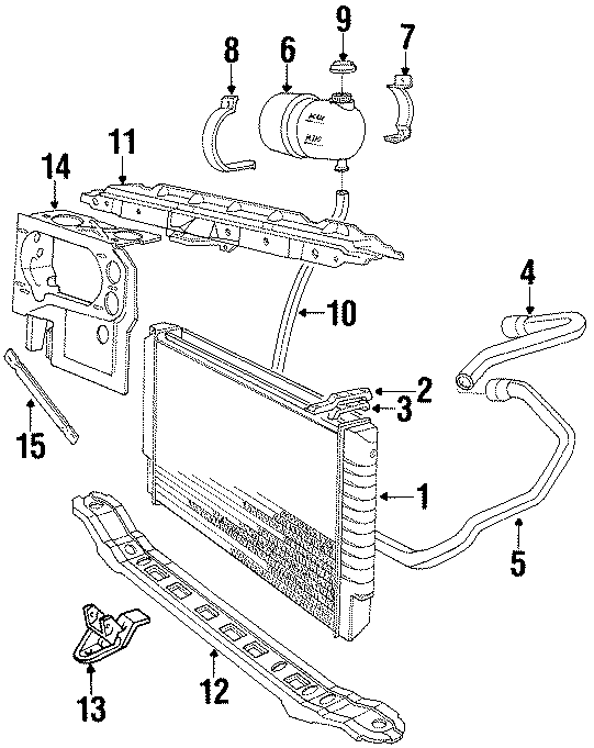 RADIATOR & COMPONENTS.