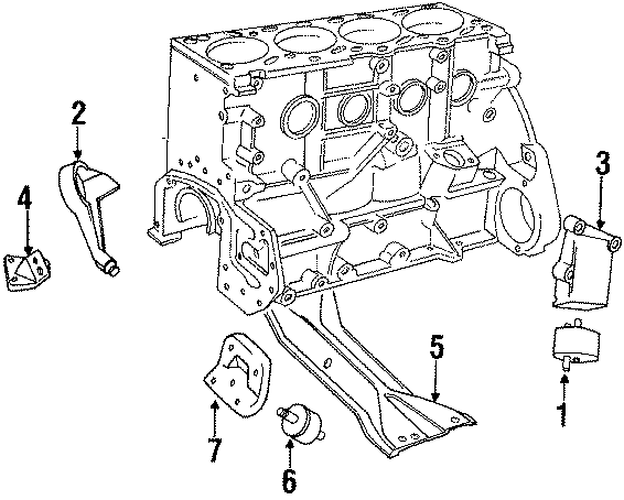 ENGINE MOUNTING.