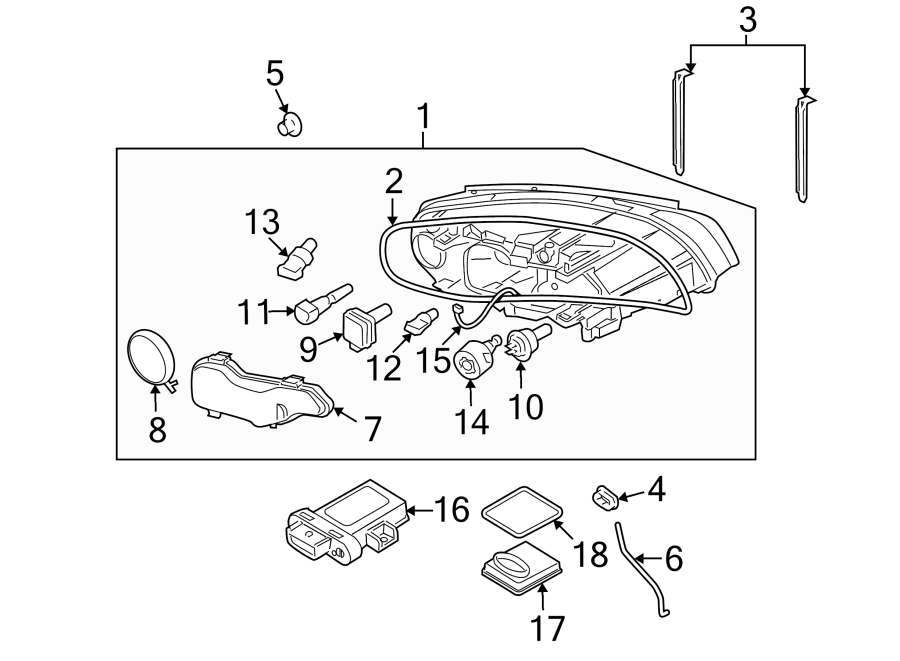 1FRONT LAMPS. HEADLAMP COMPONENTS.https://images.simplepart.com/images/parts/motor/fullsize/9755020.png