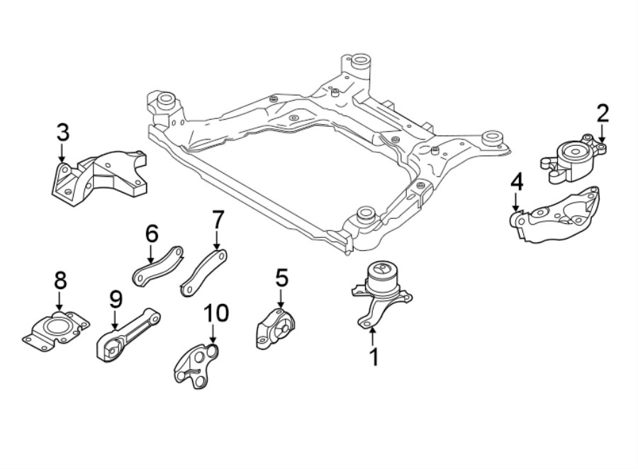 1ENGINE / TRANSAXLE. ENGINE & TRANS MOUNTING.https://images.simplepart.com/images/parts/motor/fullsize/9755666.png