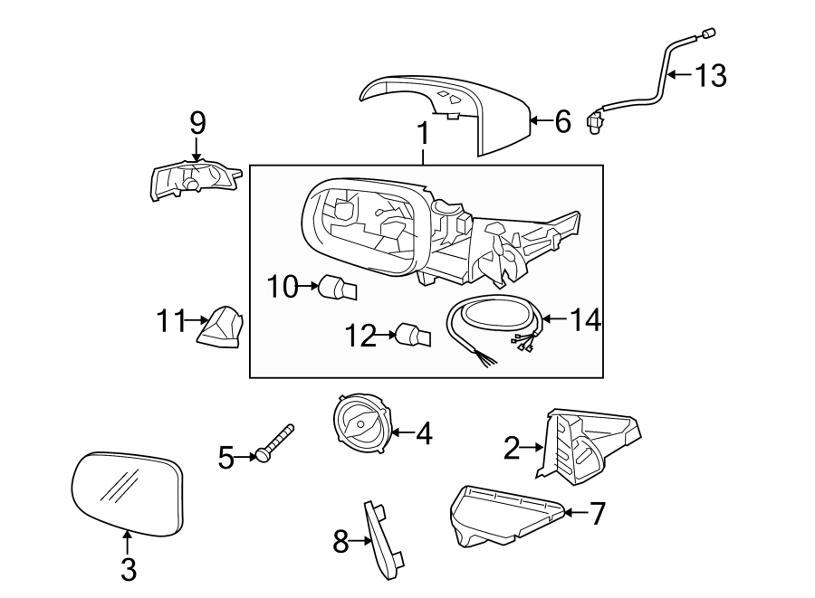 10FRONT DOOR. OUTSIDE MIRRORS.https://images.simplepart.com/images/parts/motor/fullsize/9760485.png