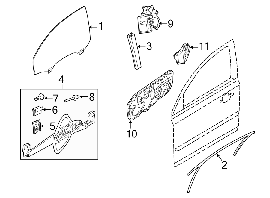 7FRONT DOOR. GLASS & HARDWARE.https://images.simplepart.com/images/parts/motor/fullsize/9760490.png