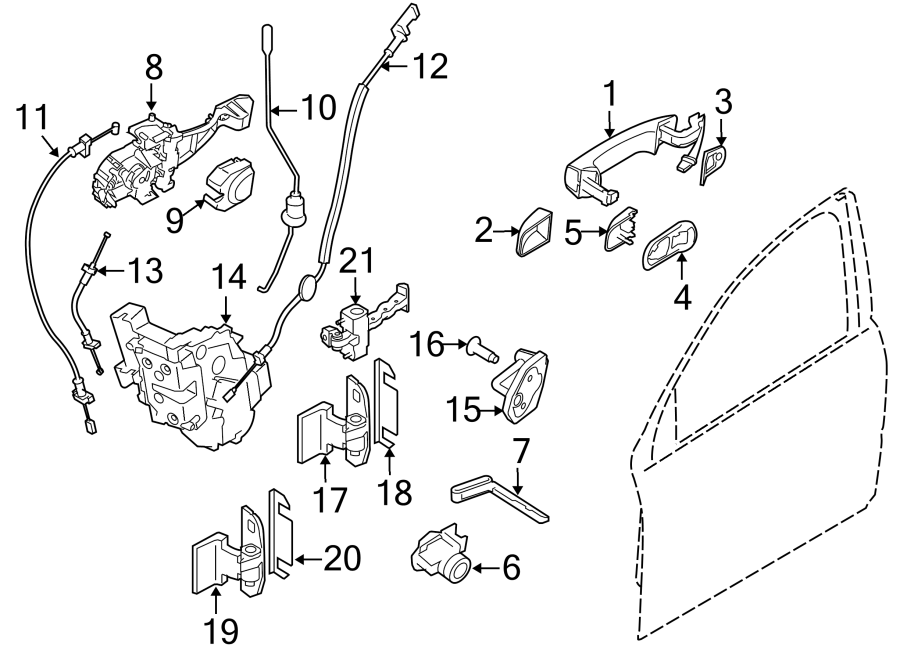 13FRONT DOOR. LOCK & HARDWARE.https://images.simplepart.com/images/parts/motor/fullsize/9760495.png