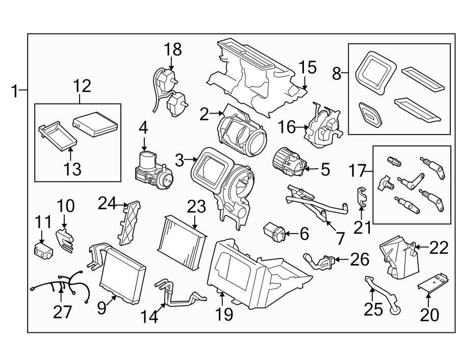 17AIR CONDITIONER & HEATER. EVAPORATOR & HEATER COMPONENTS.https://images.simplepart.com/images/parts/motor/fullsize/9765090.png