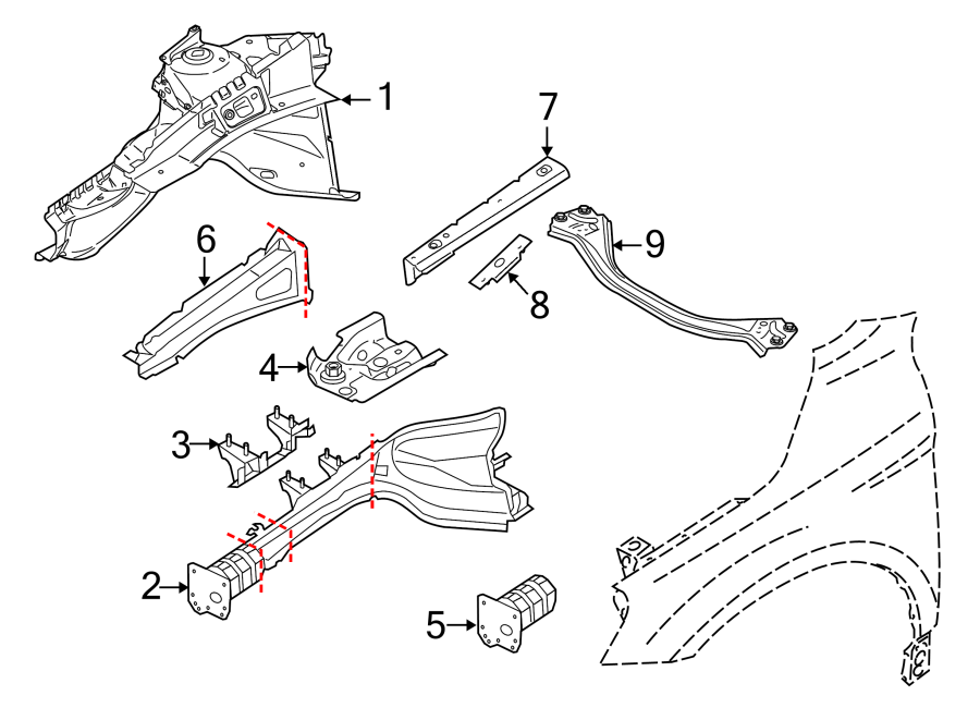 3FENDER. STRUCTURAL COMPONENTS & RAILS.https://images.simplepart.com/images/parts/motor/fullsize/9765110.png