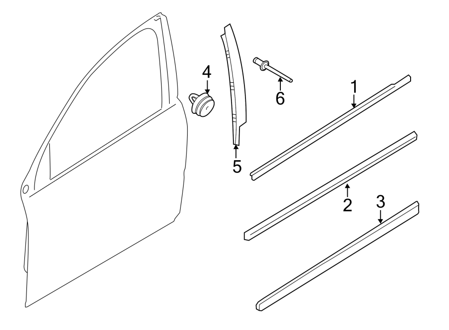 2FRONT DOOR. EXTERIOR TRIM.https://images.simplepart.com/images/parts/motor/fullsize/9765465.png