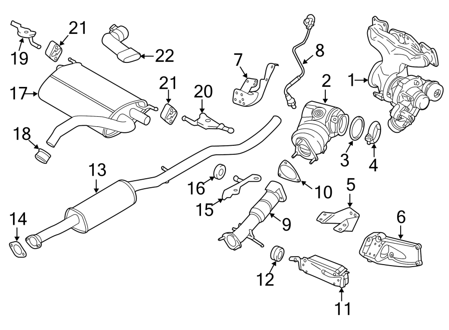 22EXHAUST SYSTEM. EXHAUST COMPONENTS. MANIFOLD.https://images.simplepart.com/images/parts/motor/fullsize/9765785.png