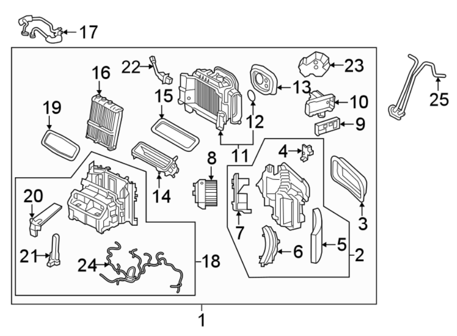 21AIR CONDITIONER & HEATER. EVAPORATOR & HEATER COMPONENTS.https://images.simplepart.com/images/parts/motor/fullsize/9767200.png