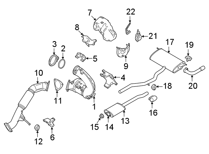 10Exhaust system. Exhaust components.https://images.simplepart.com/images/parts/motor/fullsize/9767384.png