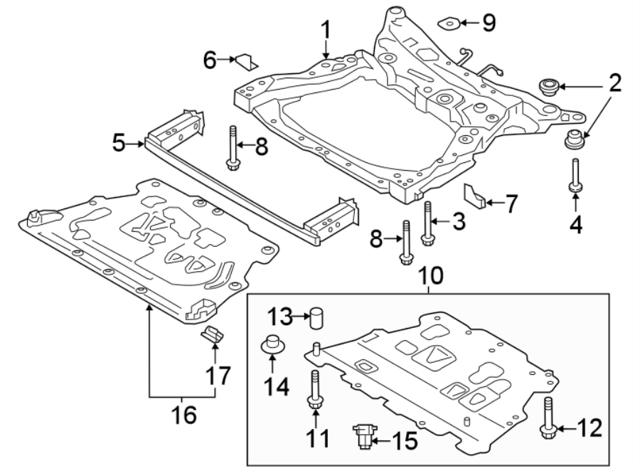 FRONT SUSPENSION. SUSPENSION MOUNTING.