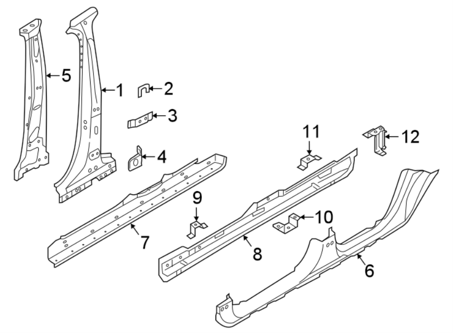 9PILLARS. ROCKER & FLOOR. CENTER PILLAR & ROCKER.https://images.simplepart.com/images/parts/motor/fullsize/9767585.png