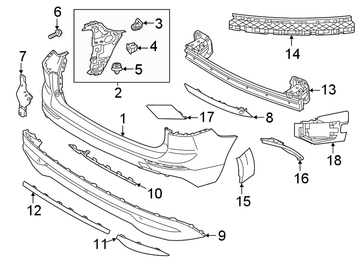 17Rear bumper. Bumper & components.https://images.simplepart.com/images/parts/motor/fullsize/9767760.png