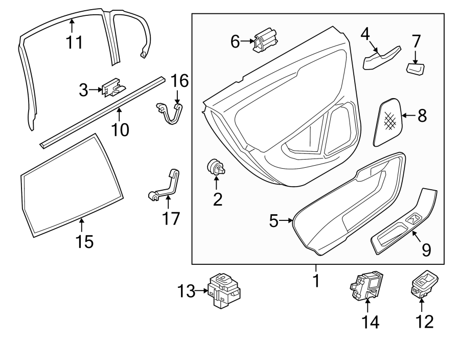 9REAR DOOR. INTERIOR TRIM.https://images.simplepart.com/images/parts/motor/fullsize/9770715.png