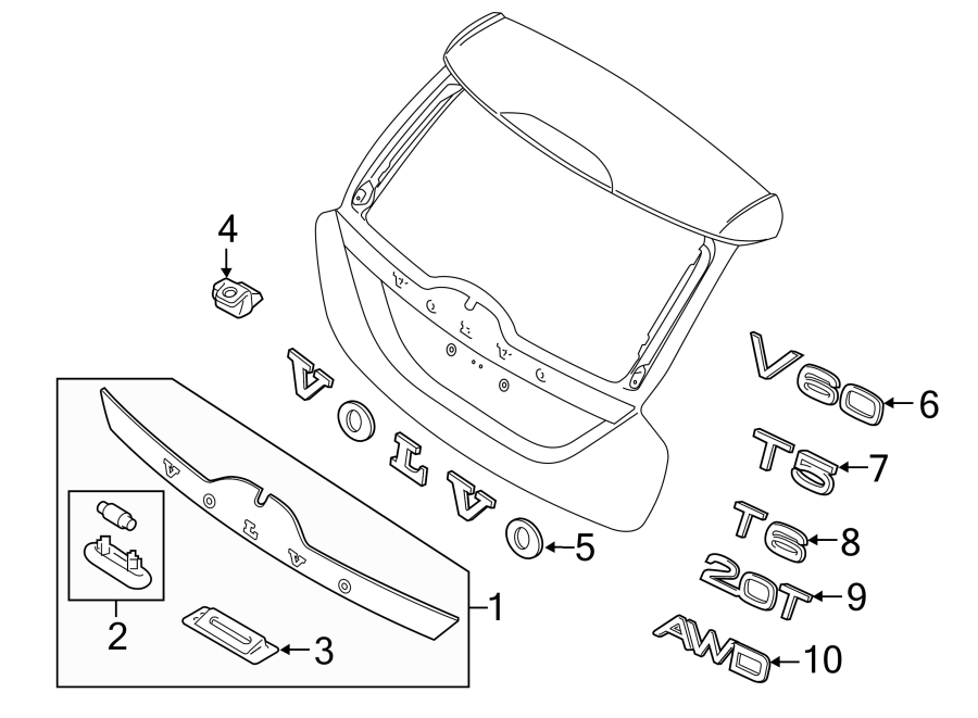 9LIFT GATE. EXTERIOR TRIM.https://images.simplepart.com/images/parts/motor/fullsize/9770820.png