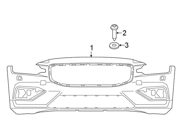 1Front bumper & grille. Bumper & components.https://images.simplepart.com/images/parts/motor/fullsize/9771040.png