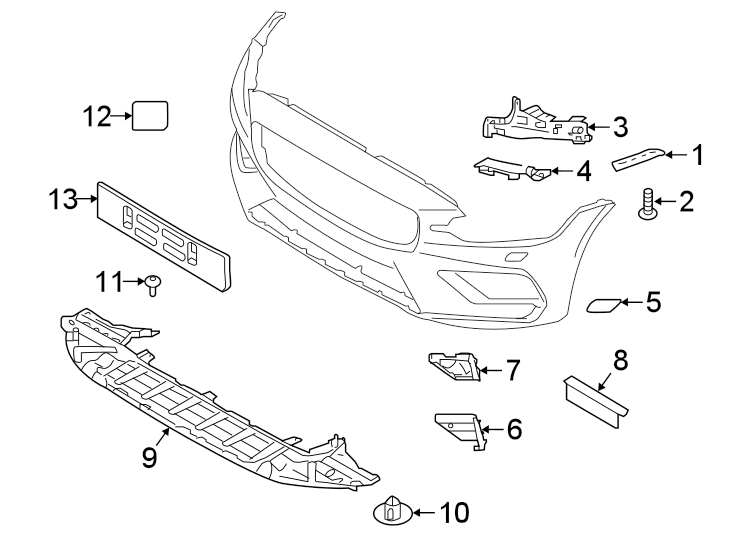 6FRONT BUMPER & GRILLE. BUMPER & COMPONENTS.https://images.simplepart.com/images/parts/motor/fullsize/9771045.png