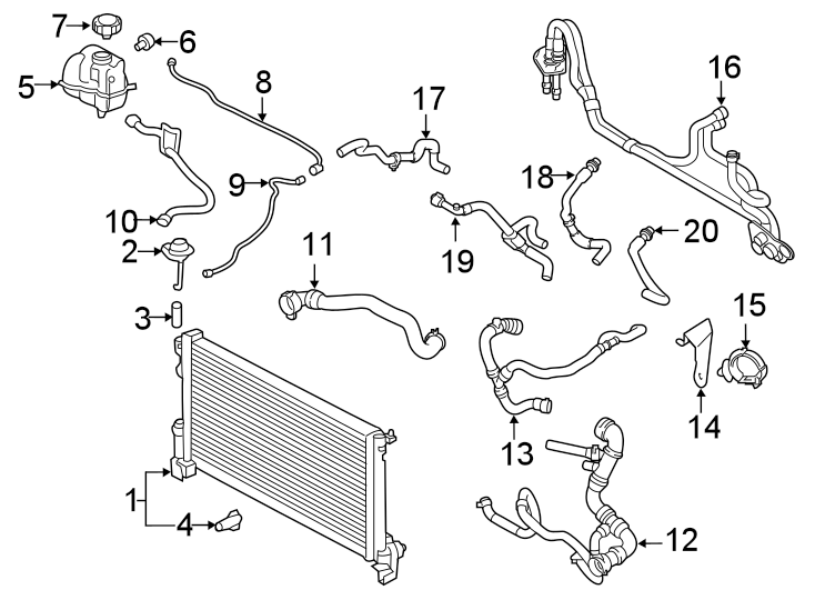 3Radiator & components.https://images.simplepart.com/images/parts/motor/fullsize/9771126.png