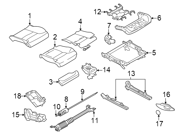 7Seat cushion W/VENTILATED. Amber. Blonde. Charcoal. Height. Longitudinal. Short.https://images.simplepart.com/images/parts/motor/fullsize/9771576.png