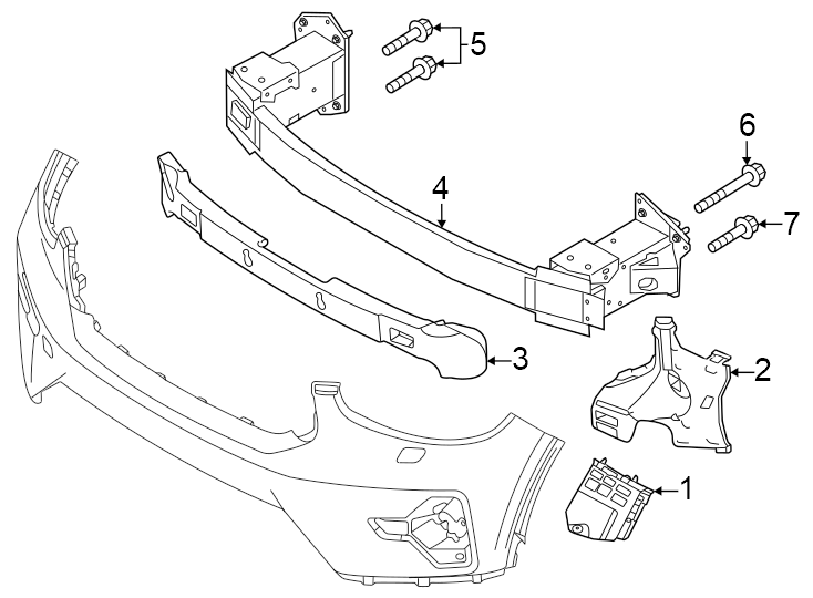 6Front bumper & grille. Bumper & components.https://images.simplepart.com/images/parts/motor/fullsize/9775013.png