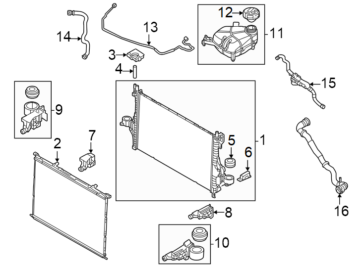 16Radiator & components.https://images.simplepart.com/images/parts/motor/fullsize/9775061.png