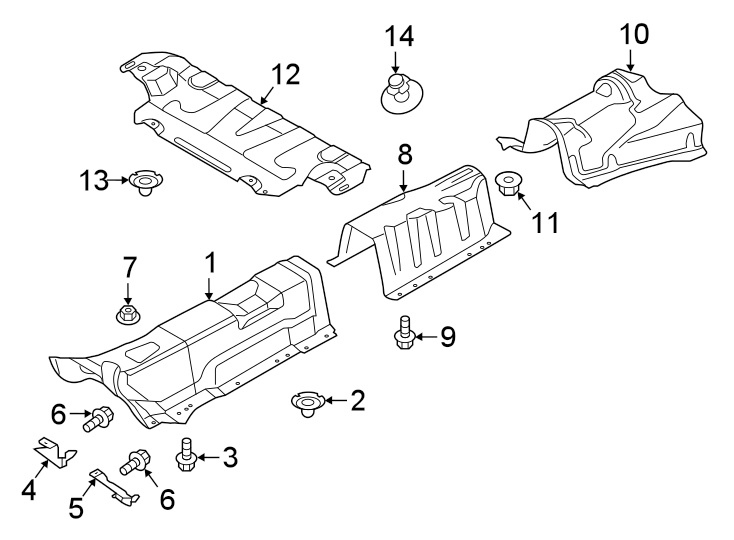 6EXHAUST SYSTEM. HEAT SHIELDS.https://images.simplepart.com/images/parts/motor/fullsize/9775224.png