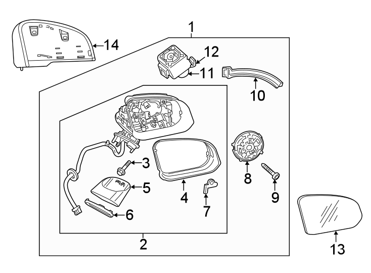 14FRONT DOOR. OUTSIDE MIRRORS.https://images.simplepart.com/images/parts/motor/fullsize/9775454.png