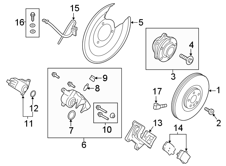 5Rear suspension. Brake components.https://images.simplepart.com/images/parts/motor/fullsize/9775520.png