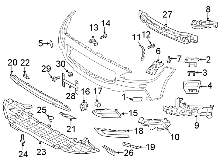 9FRONT BUMPER & GRILLE. BUMPER & COMPONENTS.https://images.simplepart.com/images/parts/motor/fullsize/9780020.png