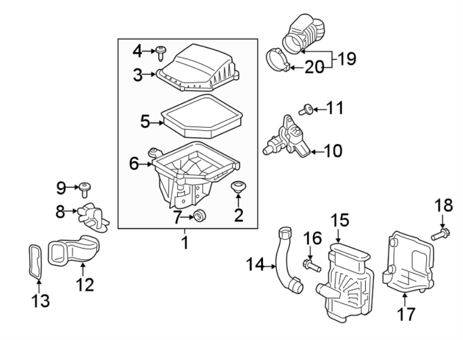 14ENGINE / TRANSAXLE. AIR INTAKE.https://images.simplepart.com/images/parts/motor/fullsize/9780282.png