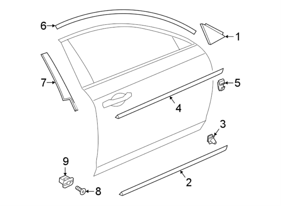 5FRONT DOOR. EXTERIOR TRIM.https://images.simplepart.com/images/parts/motor/fullsize/9780580.png